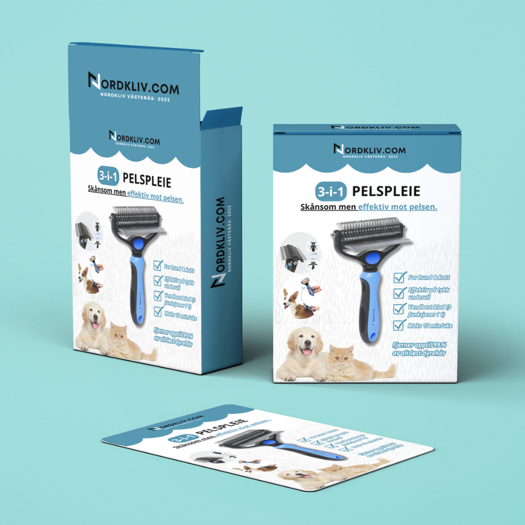 Nordkliv™ - Pelspleiebørste (3-i-1)